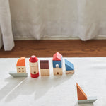 PlanToys Wooden Marina Blocks