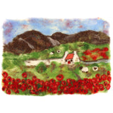 The Makerss - Poppy Landscape Needle Felt Kit