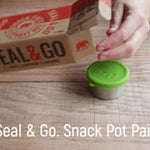 Elephant Box Seal & Go 2 Snack Pots - 100ml