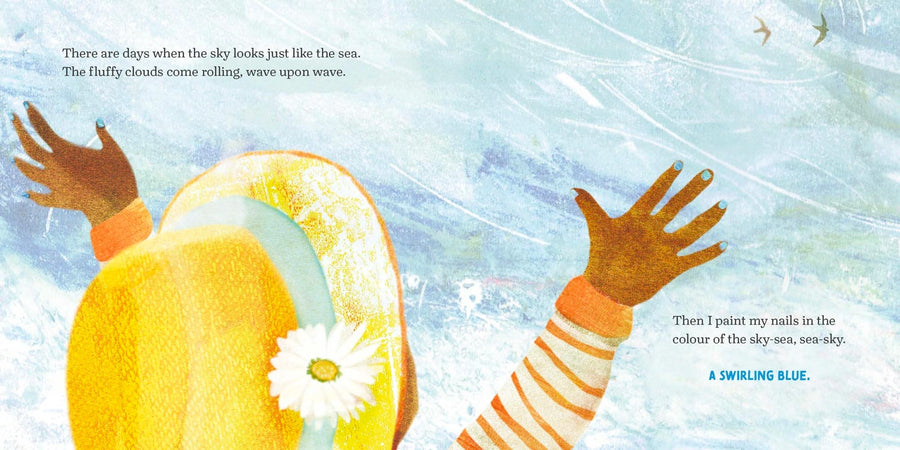 Pages of the Rainbow Hands childrens book by Mamta Nainy and Jo Loring-Fisher from Lantana Publishing