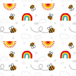 Babipur Rainbow Bees Wrapping Paper