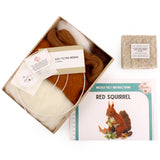 The Makerss - Small Red Squirrel Needle Felt Kit