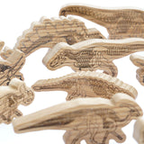 Reel Wood Set of 13 Dinosaurs