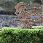 Reel Wood Set of 13 Dinosaurs