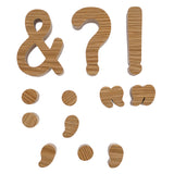 Reel Wood Punctuation Set