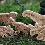 Reel Wood Lot de 13 dinosaures