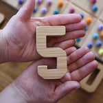 Reel Wood Number Blocks Set