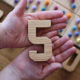 Reel Wood Number Blocks Set