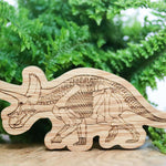 Reel Wood Triceratops