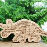 Reel Wood Triceratops