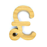 Reel Wood 'Pound' £ symbol