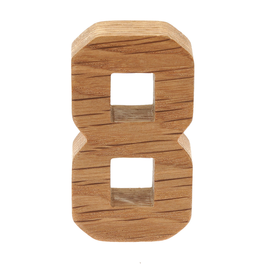 Reel Wood Individual Number Blocks