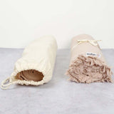 ReSpiin Dusty Pink Plain Wool Throw With Fringe