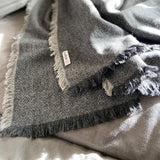 ReSpiin Recycled Wool Throw - Slate Grey