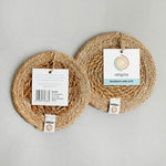 ReSpiin Jute & Seagrass Natural / Natural Coaster