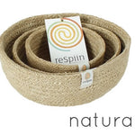 ReSpiin Jute Mini Bowl Set