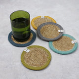 ReSpiin Jute & Seagrass Coaster - Grey