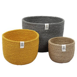 ReSpiin Jute Tall Basket Set - Beach