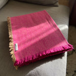 ReSpiin Recycled Wool Throw - Mulberry Purple