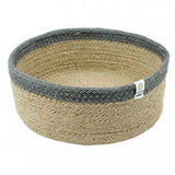 ReSpiin Medium Shallow Natural & Grey Basket