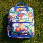 The back of the Frugi Explorers Backpack - Retro Happy