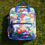 The back of the Frugi Explorers Backpack - Retro Happy