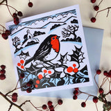 Christmas Robin Cards 5 Pack