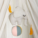 Roommate Elephant on Ball Music Mobile - Grey