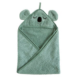 Roommate Kids Grey Organic Hooded Towel - Koala