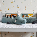 Coussin Roommate Lazy LONG Dragon - Gris Mer