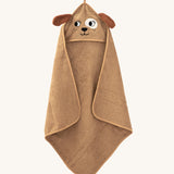 Serviette à capuche bio Roommate Kids - Chien