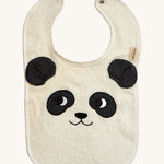 Roommate Organic Cotton Baby Bib - Panda