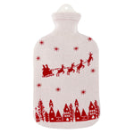 Ecoliving Natural Rubber Hot Water Bottle - Santa Claus