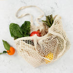 A Slice Of Green Organic Cotton Long Handled Shopping Bag