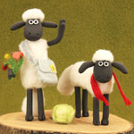 The Makerss - Kit de feutre aiguilleté Aardman Shaun le mouton et les fleurs