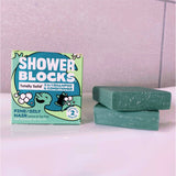 Shower Blocks 2 in 1 Shampoo & Conditioner Bar - Lemon & Tea Tree