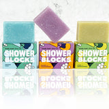 Shower Blocks Gel Bar - Naked Unscented