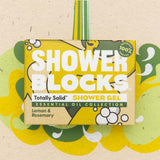 Shower Blocks Essential Oil Gel Bar - Lemon & Rosemary