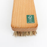 A Slice Of Green Wooden Vegetable Brush - Plant-Based Bristles