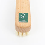 A Slice Of Green Wooden Nail Brush - Plant-Based Bristles