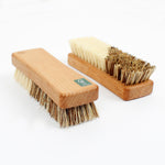 A Slice Of Green Wooden Vegetable Brush - Plant-Based Bristles