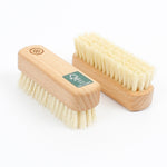 A Slice Of Green Wooden Nail Brush - Plant-Based Bristles