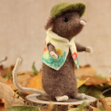 The Makerss - Small Gardening Mouse Needle Felt Kit