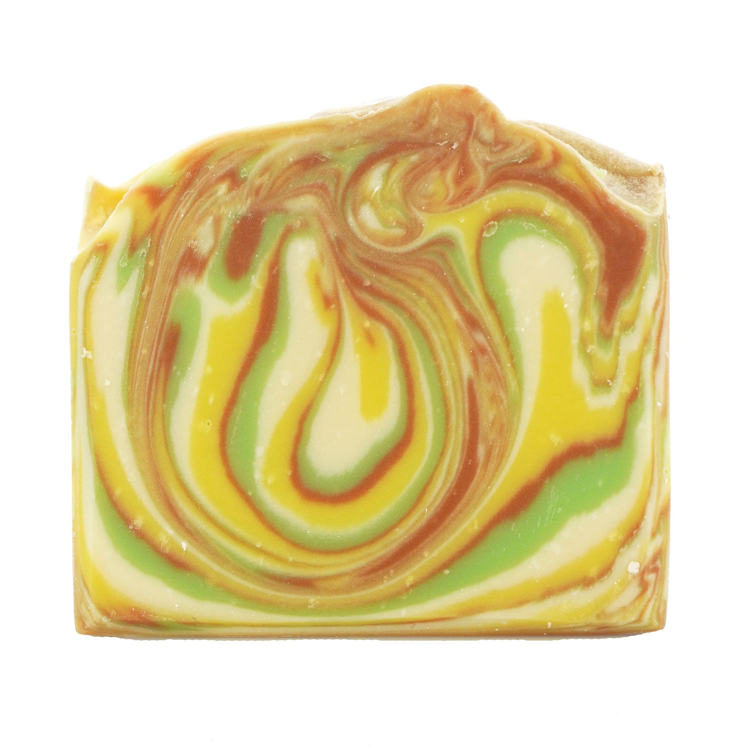 A Soap Mine Pineapple fragranced soap bar with a cream