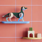 Studio Roof Mister Oscar Dachshund Cardboard Model