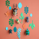 Mur de Curiosités sur le Toit du Studio - Beetle Antiquary