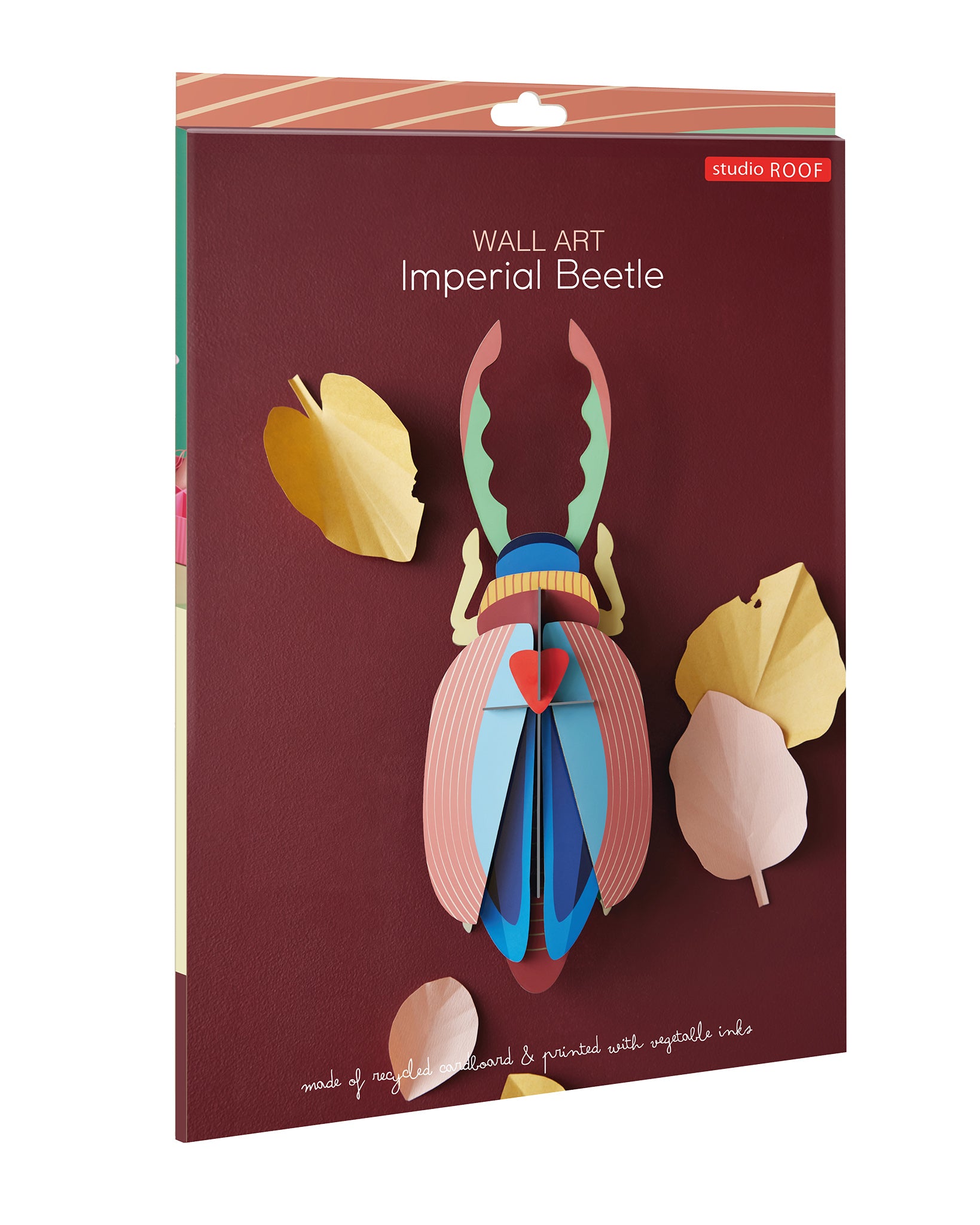 The Studio Rood Imperial and Emerald Beetle as wall art