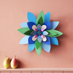 Studio Roof Deluxe Plum Granita Flower Wall Art