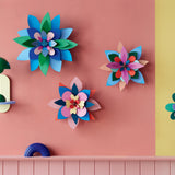 Studio Roof Deluxe Plum Granita Flower Wall Art