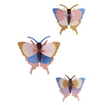 Studio Roof Gold Rim Butterflies Cardboard Model - 3 Pack